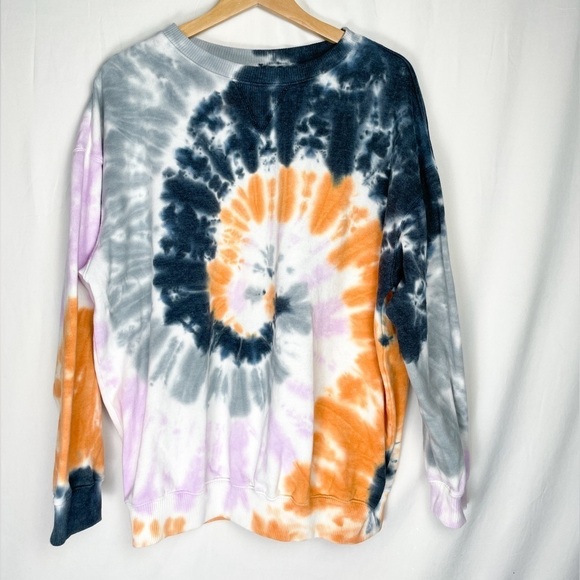 Aeropostle Sz. S Tie-Dye Oversized Crew Sweatshirt - Picture 3 of 12
